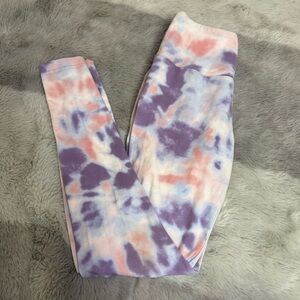 NoBo Tie-Dye Leggings in Purple and Pink | Comfy Cotton Athleisure
